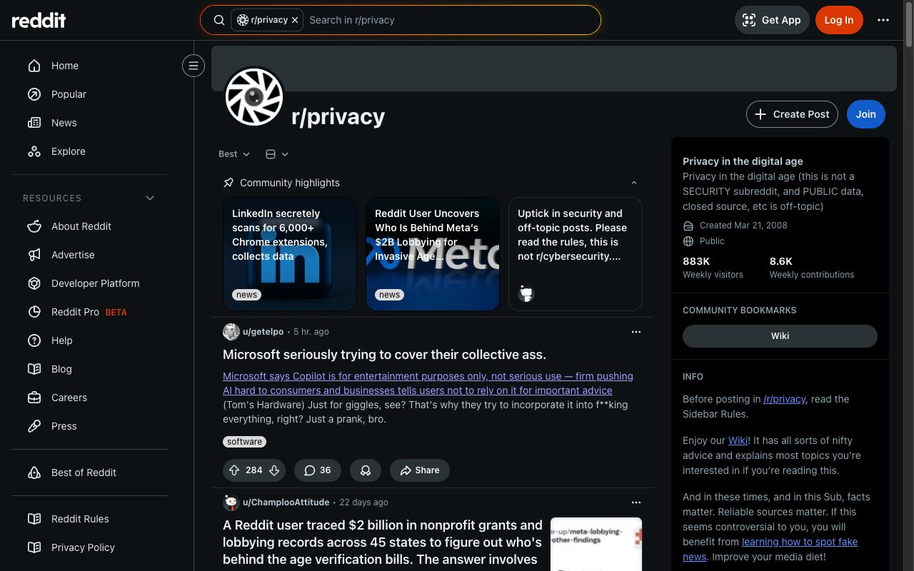 r/privacy